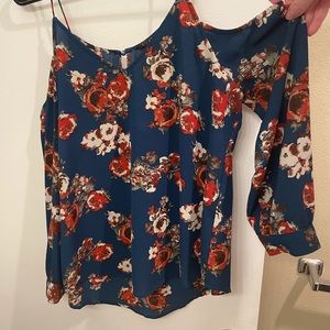 Off the shoulder floral top
